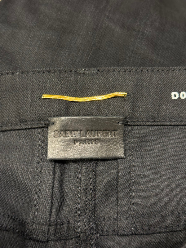 2015 Saint Laurent by Hedi Slimane distressed skinny jeans