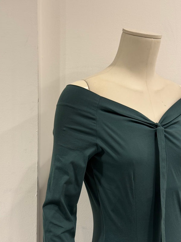 1990s Dolce & Gabbana draped midi dress