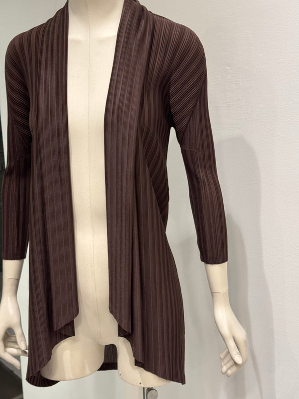 2000s Issey Miyake “Pleats Please” cardigan