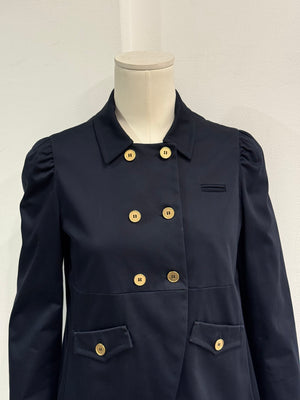 2000s Miu Miu double breasted officer jacket