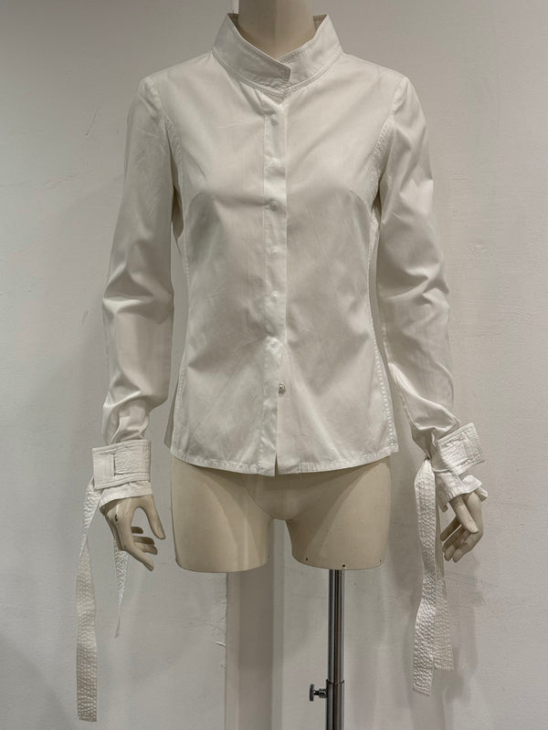 2003 Gucci by Tom Ford bondage strap shirt