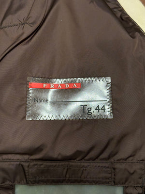 A/W2000 Prada biker leather vest