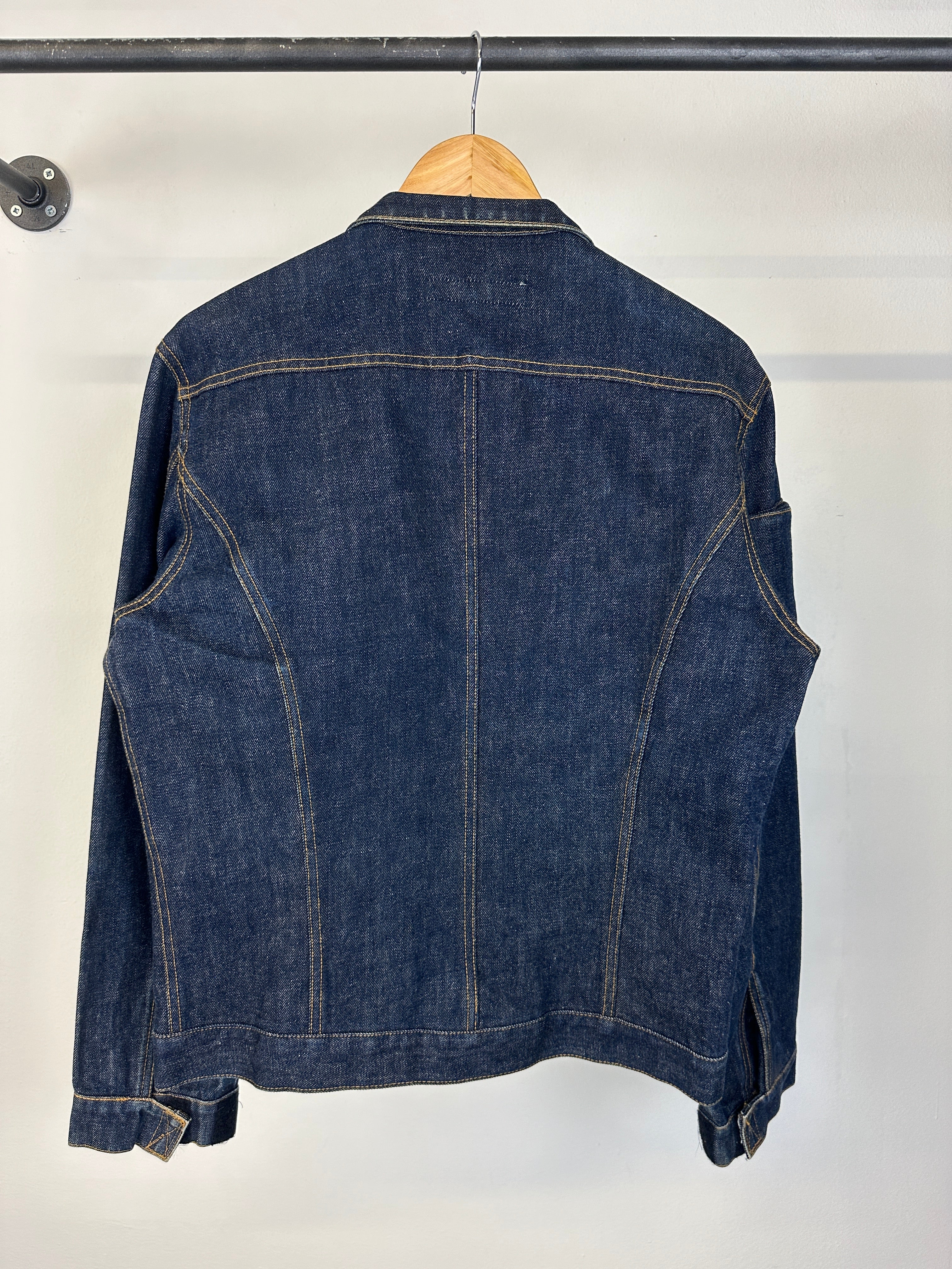 1990s Katharine Hamnett London cargo denim jacket