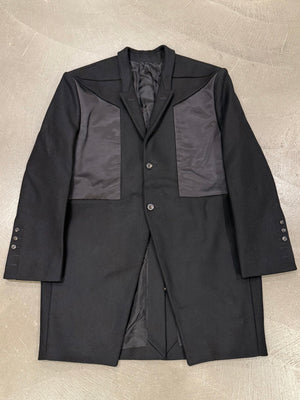 A/W2022 Rick Owens “Strobe” heavy wool jumbo ratlin coat - new with tags