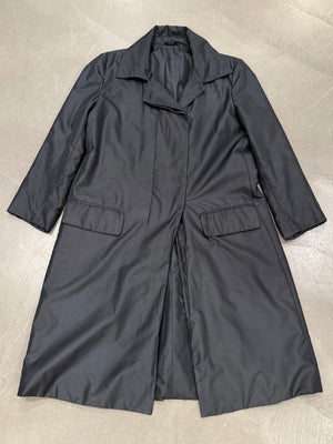 1990s Helmut Lang nylon duster trench coat