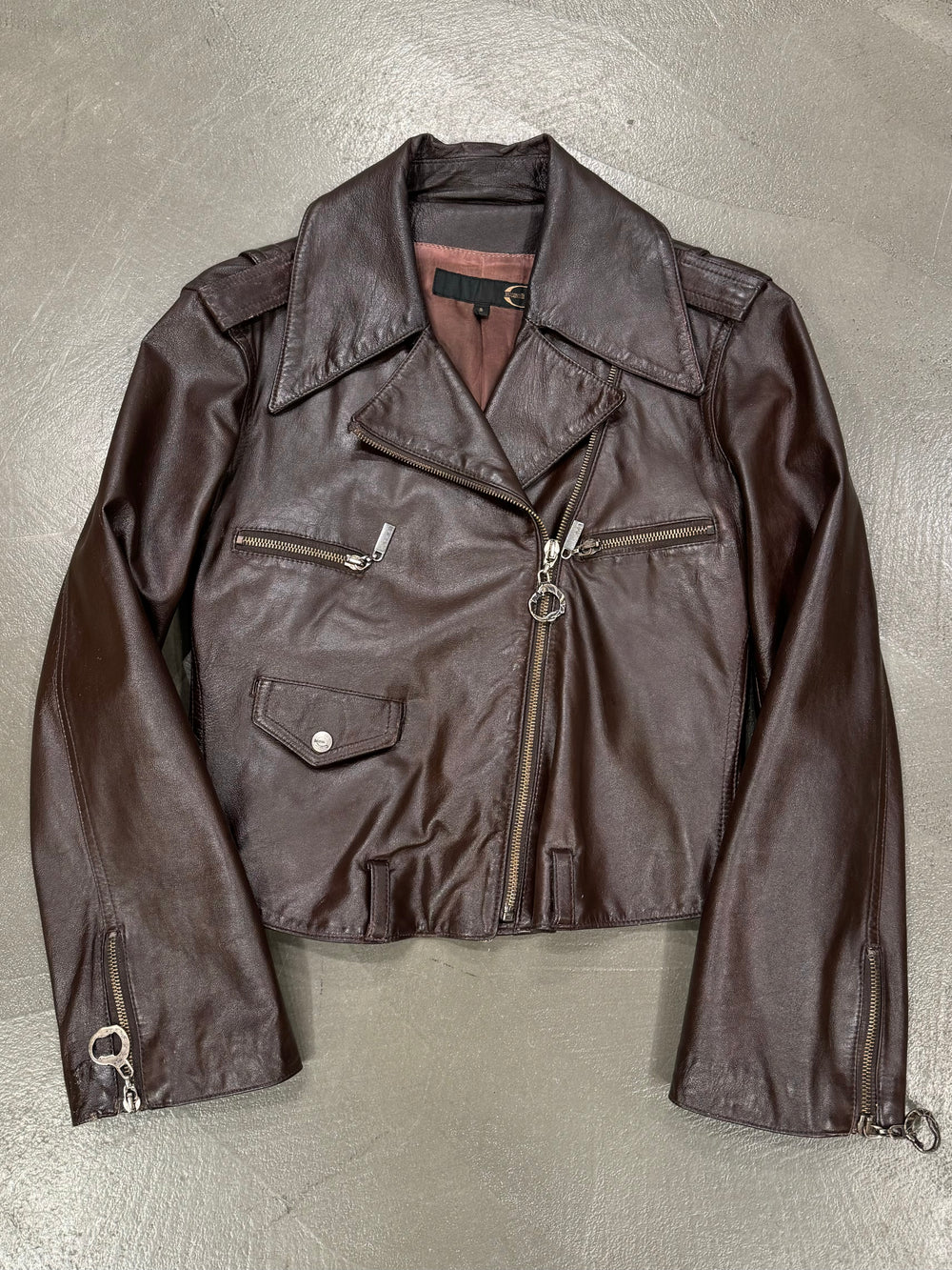 2000s Roberto Cavalli leather jacket