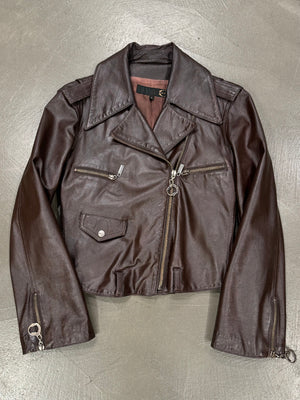 2000s Roberto Cavalli leather jacket