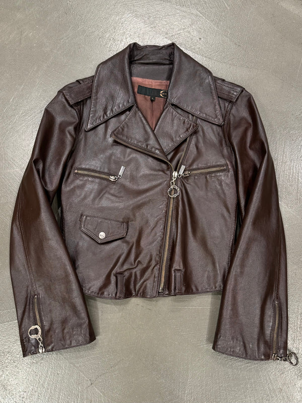2000s Roberto Cavalli leather jacket