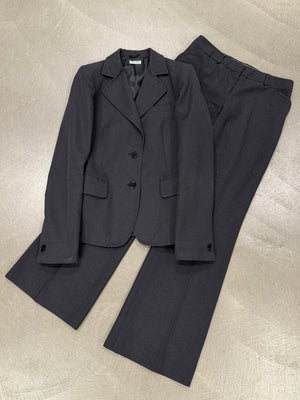 2000s Miu Miu grey tailored suit set
