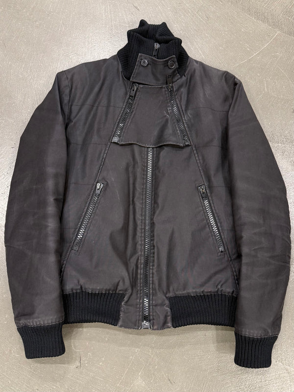 A/W2007 Dior by Hedi Slimane high neck zip up bomber jacket