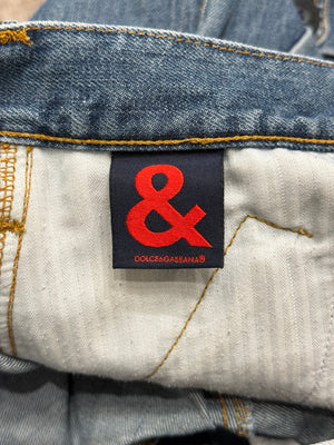 2000s Dolce & Gabbana denim cargo jeans