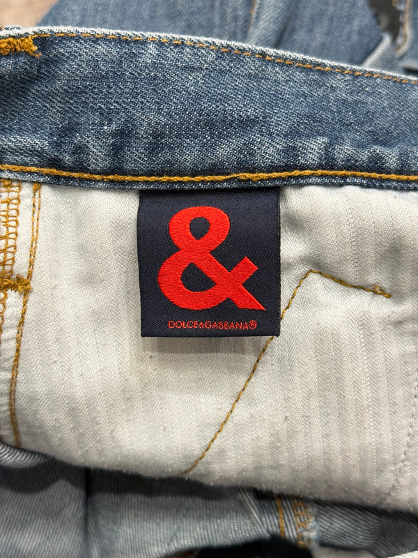 2000s Dolce & Gabbana denim cargo jeans