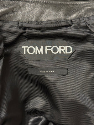 Tom Ford moto biker leather jacket