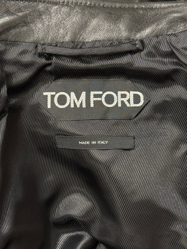 Tom Ford moto biker leather jacket
