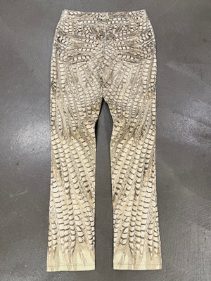 S/S 2011 Roberto Cavalli crocodile print pants