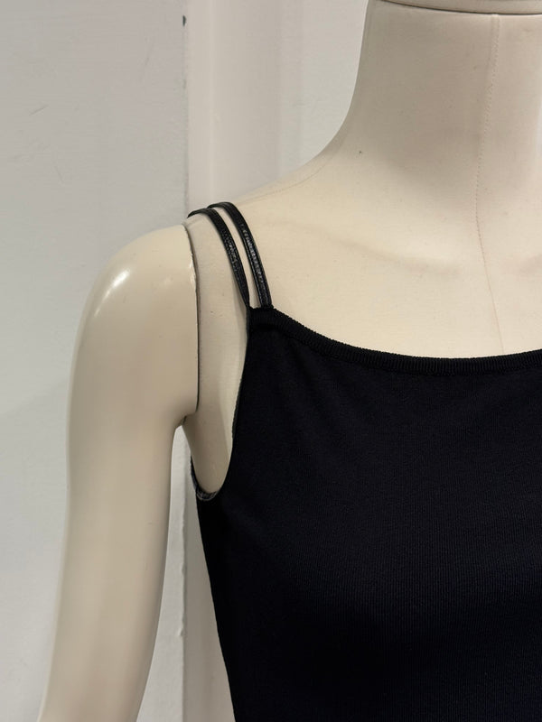 1998 Gucci by Tom Ford iconic g-logo strap top