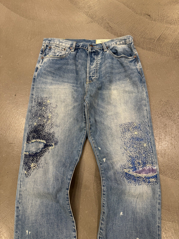 2000s Kapital boro distressed jeans