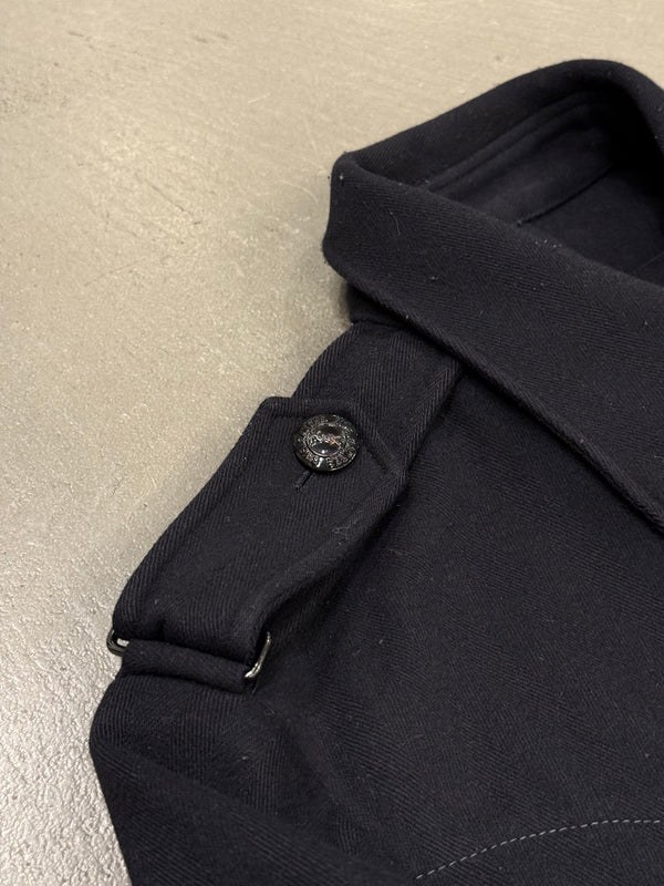 2000s Yves Saint Lauren by Pilati wool officer military jacket