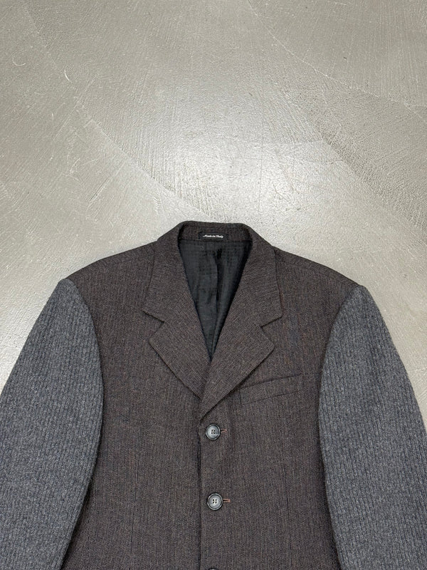 2000s Dolce & Gabbana hybrid knit blazer jacket