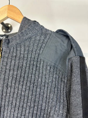 AW2003 Dolce & Gabbana bondage wool knit hoodie