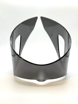 Balenciaga 24/7 runway visor sunglasses