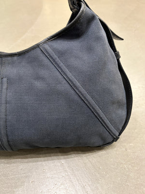 2002 Yves Saint Laurent by Tom Ford Mombasa blue canvas bag