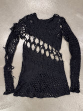 Load image into Gallery viewer, 2000s Roberto Cavalli spiderweb mohair destroyed knit
