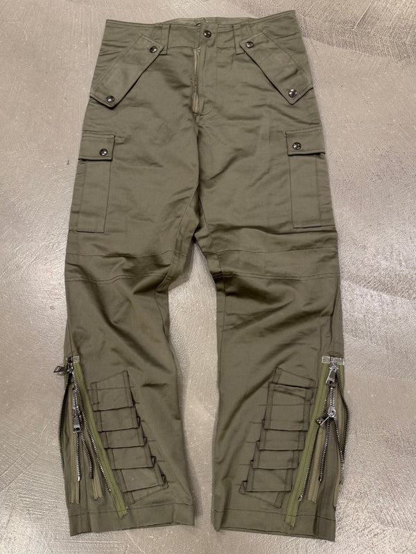 A/W2008 Dolce & Gabbana double zip military cargo pants