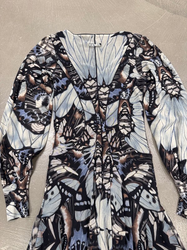 2003 Jean Paul Gaultier butterfly midi dress