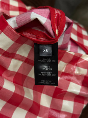 S/S2019 Vetements runway  gingham checked maxi skirt