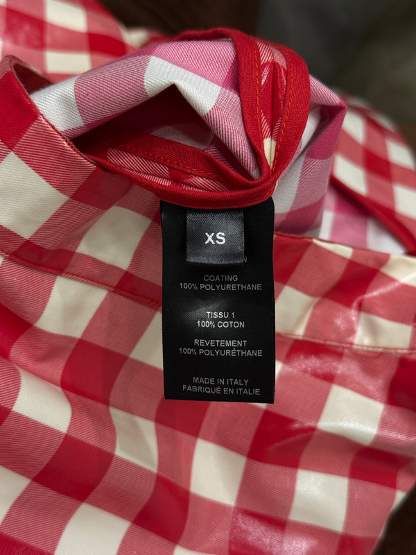 S/S2019 Vetements runway  gingham checked maxi skirt