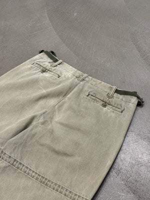 2000s Helmut Lang paneled military pants