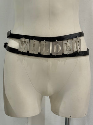 S/S2003 Ann Demeulemeester “wilder” leather belt