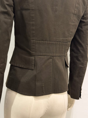 2000s Gucci by Tom Ford military tailored blazer