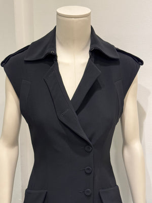 2011 Alexander McQueen buttons-up dress