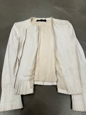 S/S 2004 Gucci by Tom Ford paneled leather jacket