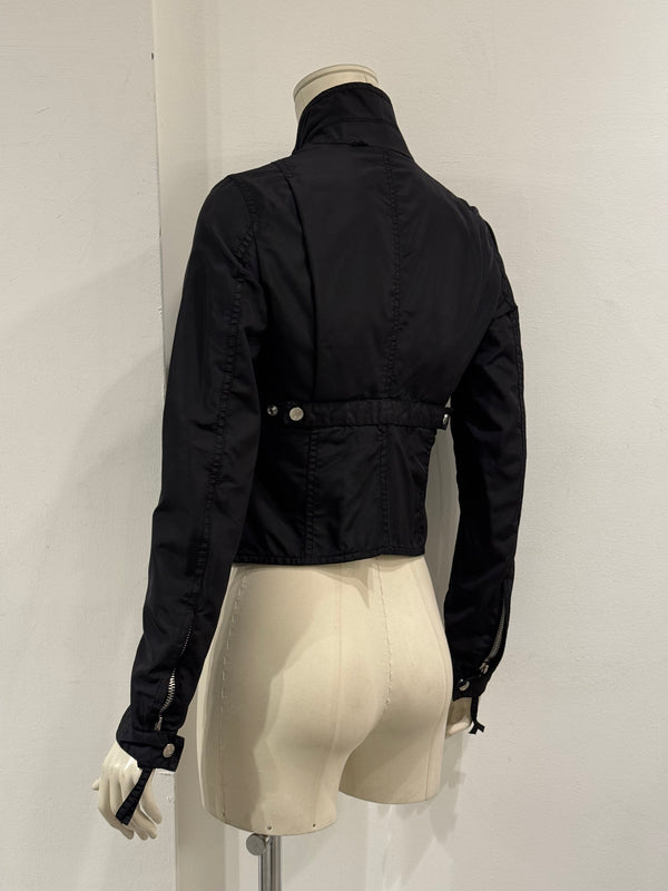 2000s Dsquared2 multi-pocket cropped jacket