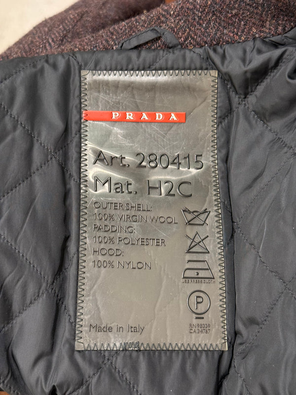 2000s Prada hooded field wood jacket