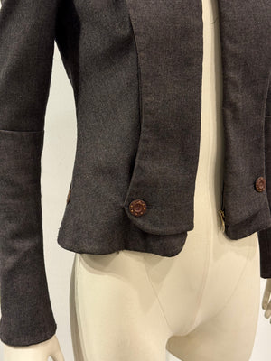 2007 Alexander McQueen structured wool blazer