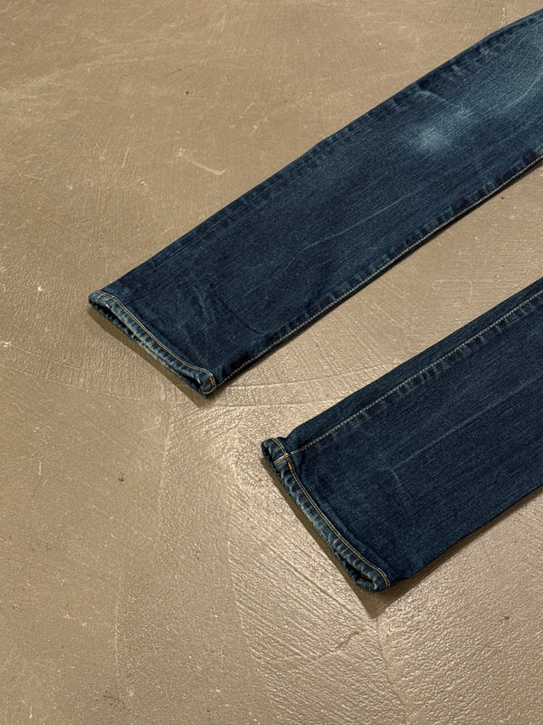 2013 Saint Laurent by Hedi Slimane mid-wash denim pants