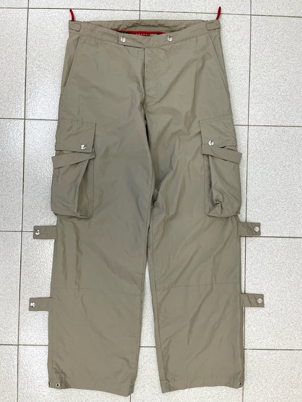AW2004 Prada bondage cargo pants