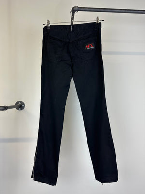 SS2003 Dolce & Gabbana Sex zipper pants