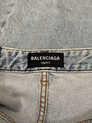 2022 Balenciaga high waisted baggy jeans