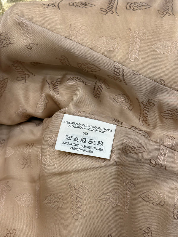 S/S2010 Gucci by Frida Giannini runway real alligator biker jacket