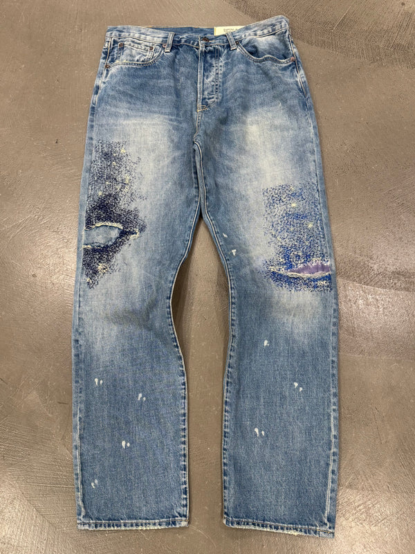 2000s Kapital boro distressed jeans
