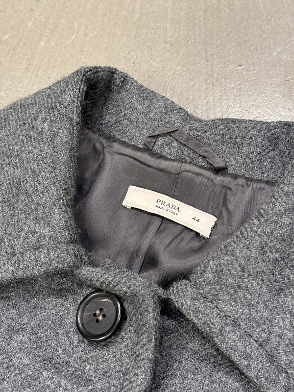 A/W2015 Prada wool coat with elbow patches