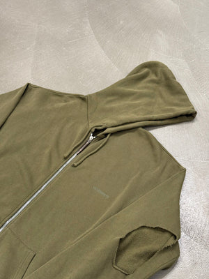 S/S 2019 Vetements bullet zip cut-out hoodie