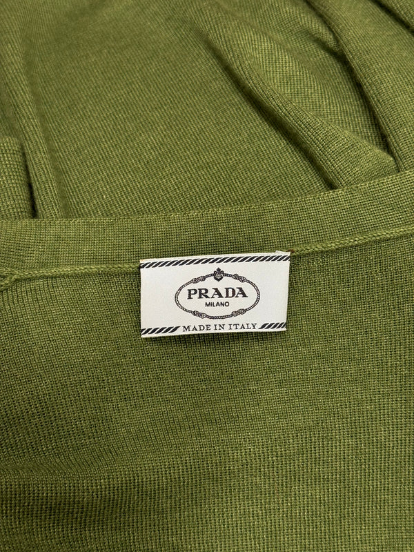 2018 Prada cropped knit cardigan