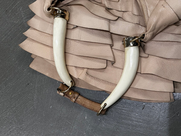 2004 Saint Laurent “Saint Tropez” Horn-Handle Bag