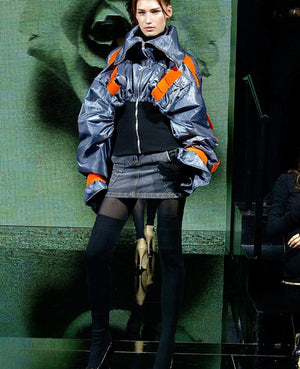 A/W2003 DOLCE & GABBANA bondage paracadute aviatore jacket